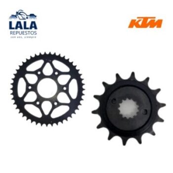 KIT PIÑON + CORONA KTM DUKE 250/390 (INCLUYE 36JP0039,JG141006)