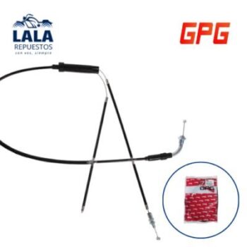 CABLE ACELERADOR ZANELLA RX 150 GPG - GILERA CABLE INTERIOR HASTA BIFURCACION 70CM CABLE CARBURADOR 30CM CABLE BOMBA DE PIQUE 37CM