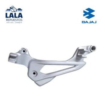 SOPORTE PEDALIN DELANTERO DERECHO GRIS BAJAJ ROUSER135LS